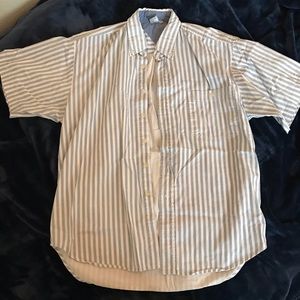 Striped button down shirt